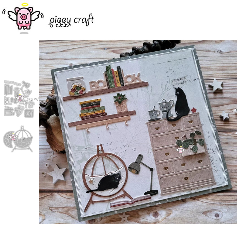 Kraft Box Candle - Piggy Craft metal cutting dies cut