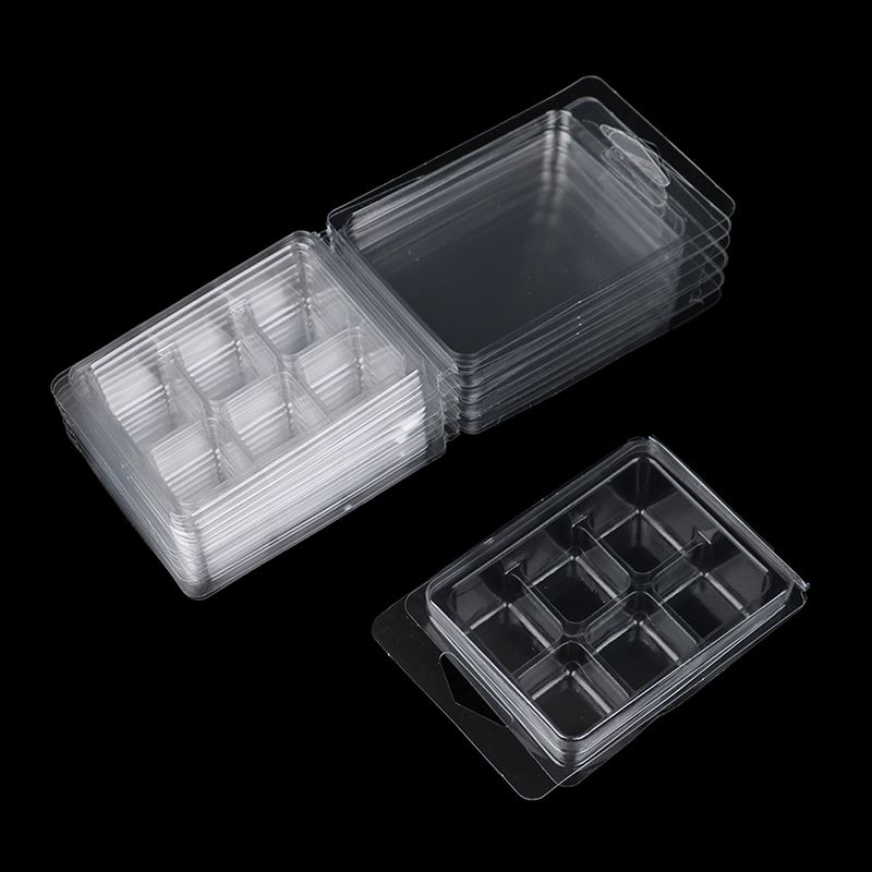 Kraft Box Candle - 10Packs Wax Melt Molds Clear Wax