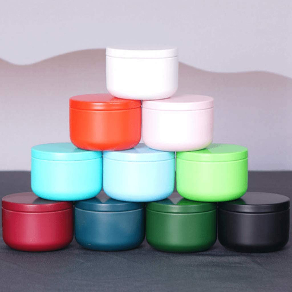 Kraft Box Candle - Tea Can with Airtight Lids Tinplate