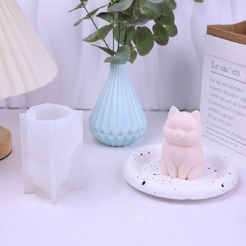 3D Fat Cat  Animal Silicone Ca - Candle Making Fat review and price