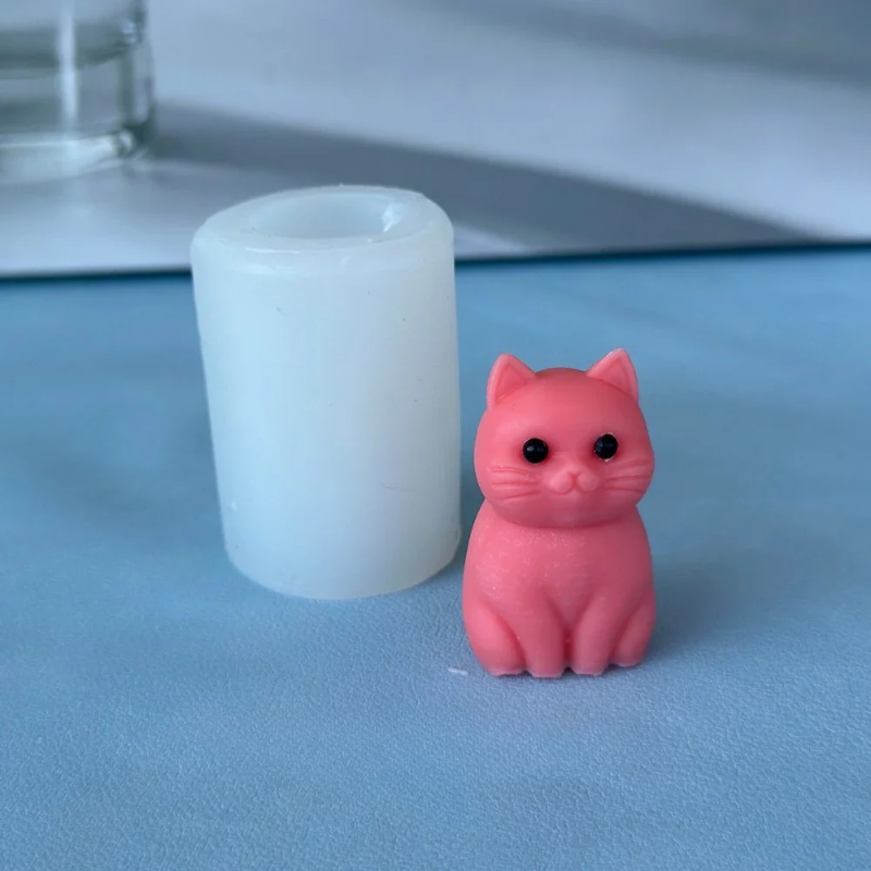 3D Fat Cat  Animal Silicone Ca - Candle Making Fat review and price