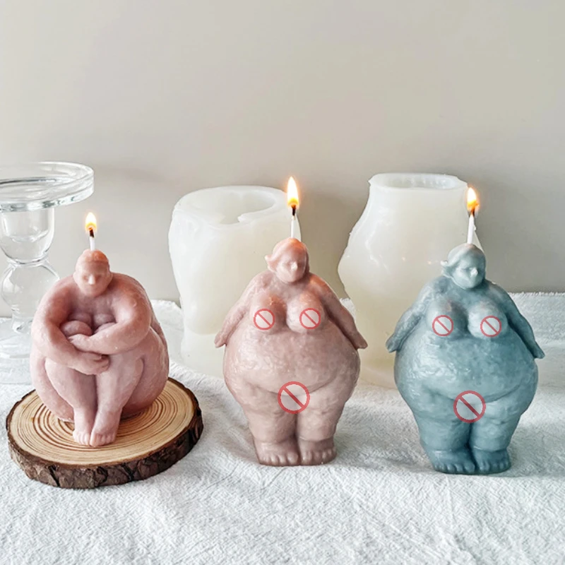 Abstract Human Body Candle Sil - Candle Making Fat review and price
