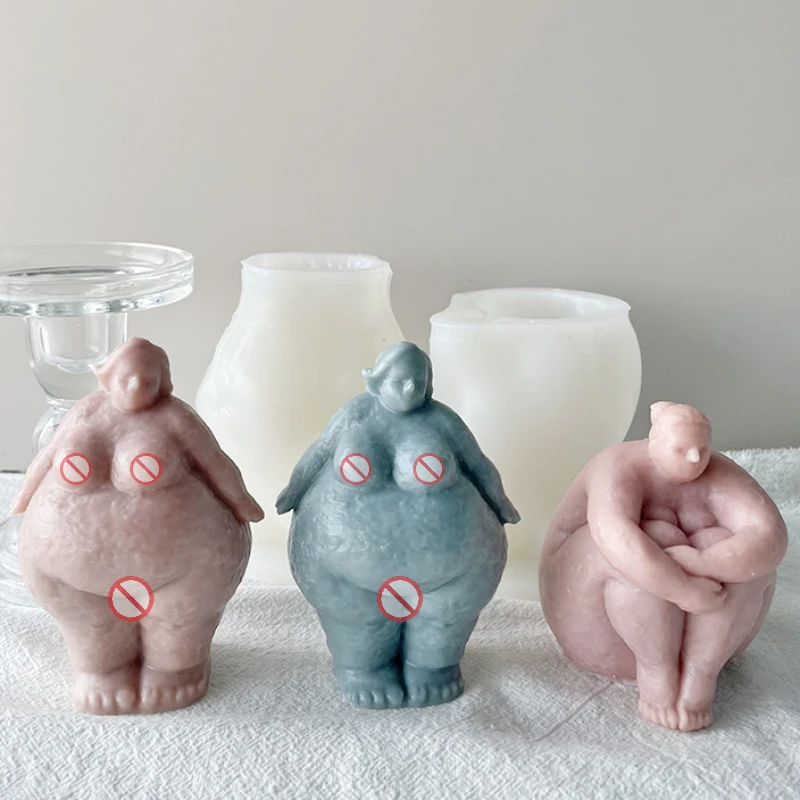 Abstract Human Body Candle Sil - Candle Making Fat review and price
