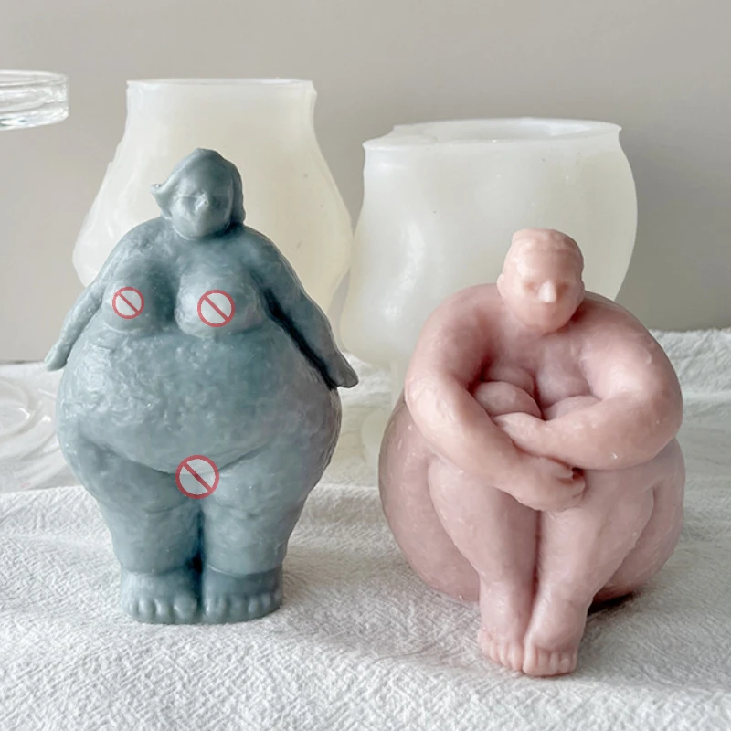 Abstract Human Body Candle Sil - Candle Making Fat review and price