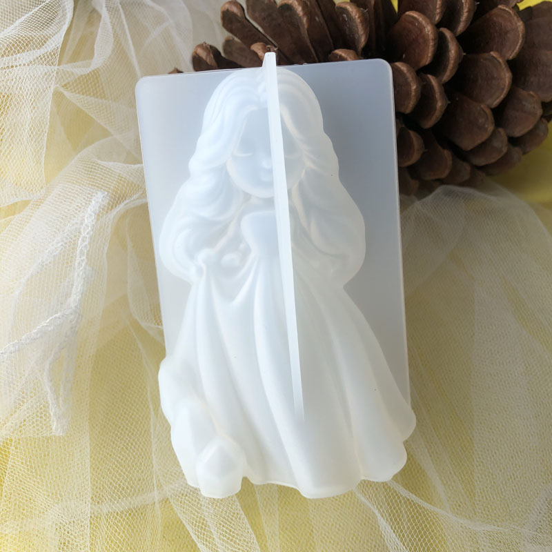 3D Cute Princess Silicone Cand - Candle Making Items review and price