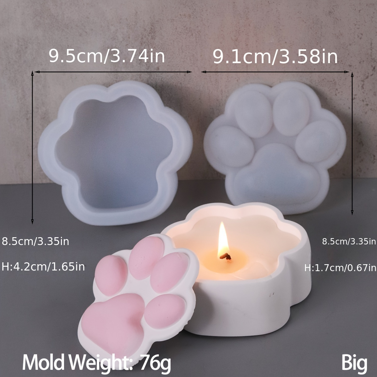 Cat Claw Storage Box Silicone  - Kraft Box Candle review and price