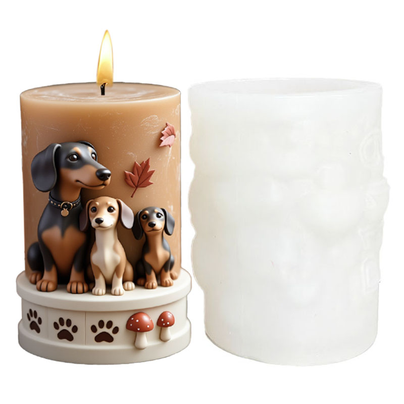 Dachshund Silicone Candle Mold - Candle Making Temperature review and price