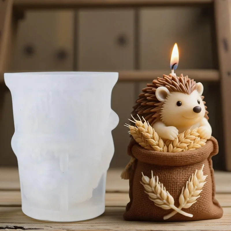 A cute hedgehog-shaped candle  - Candle Making Temperature review and price