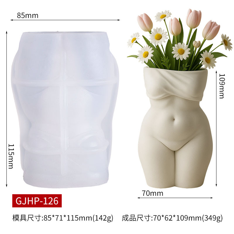 3D Chubby Female Torso Vase Si - Candle Making Fat review and price