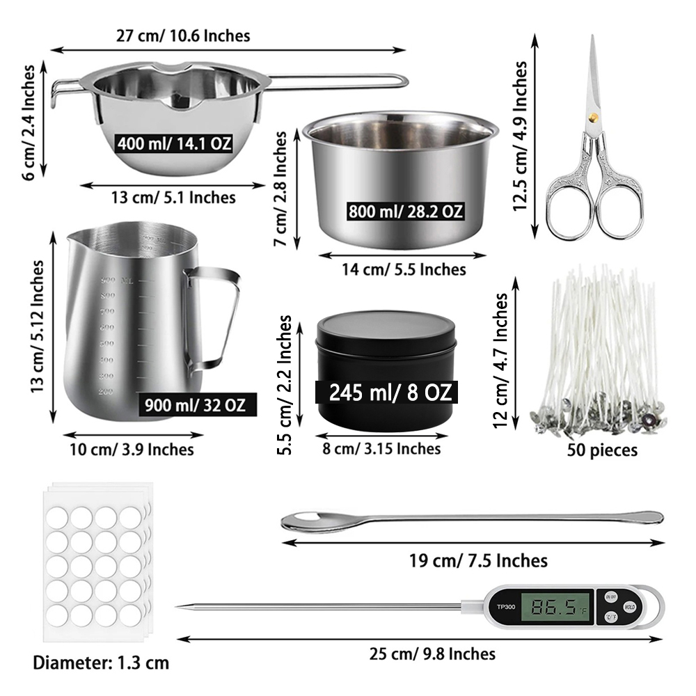 Glintmos DIY Candle Making Kit - Candle Making Pot review and price