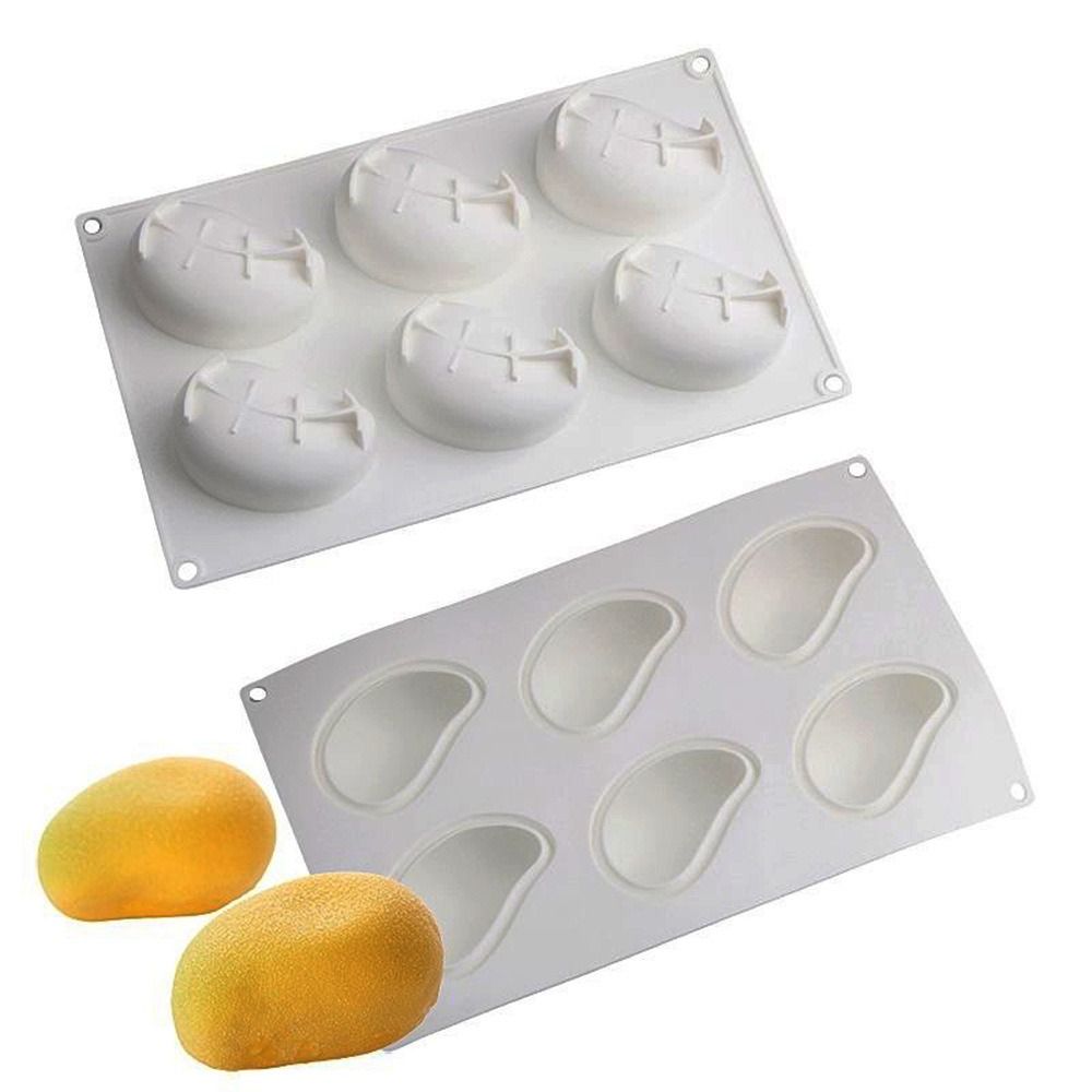 6 Cavity Mango Shaped Cake Mol - Candle Making Items review and price