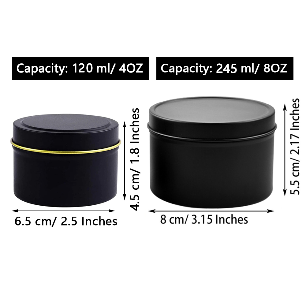 4oz/ 8oz Candle tins with lids - Candle Making Pot review and price