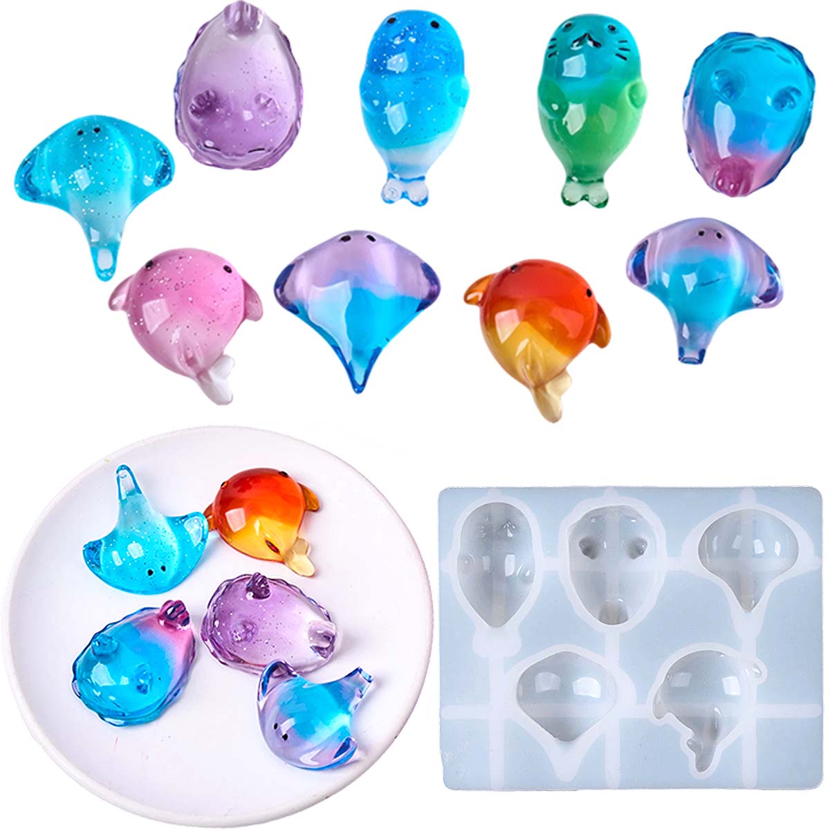 3D Healing Kawaii Manta Ray Wh - Candle Making Items review and price