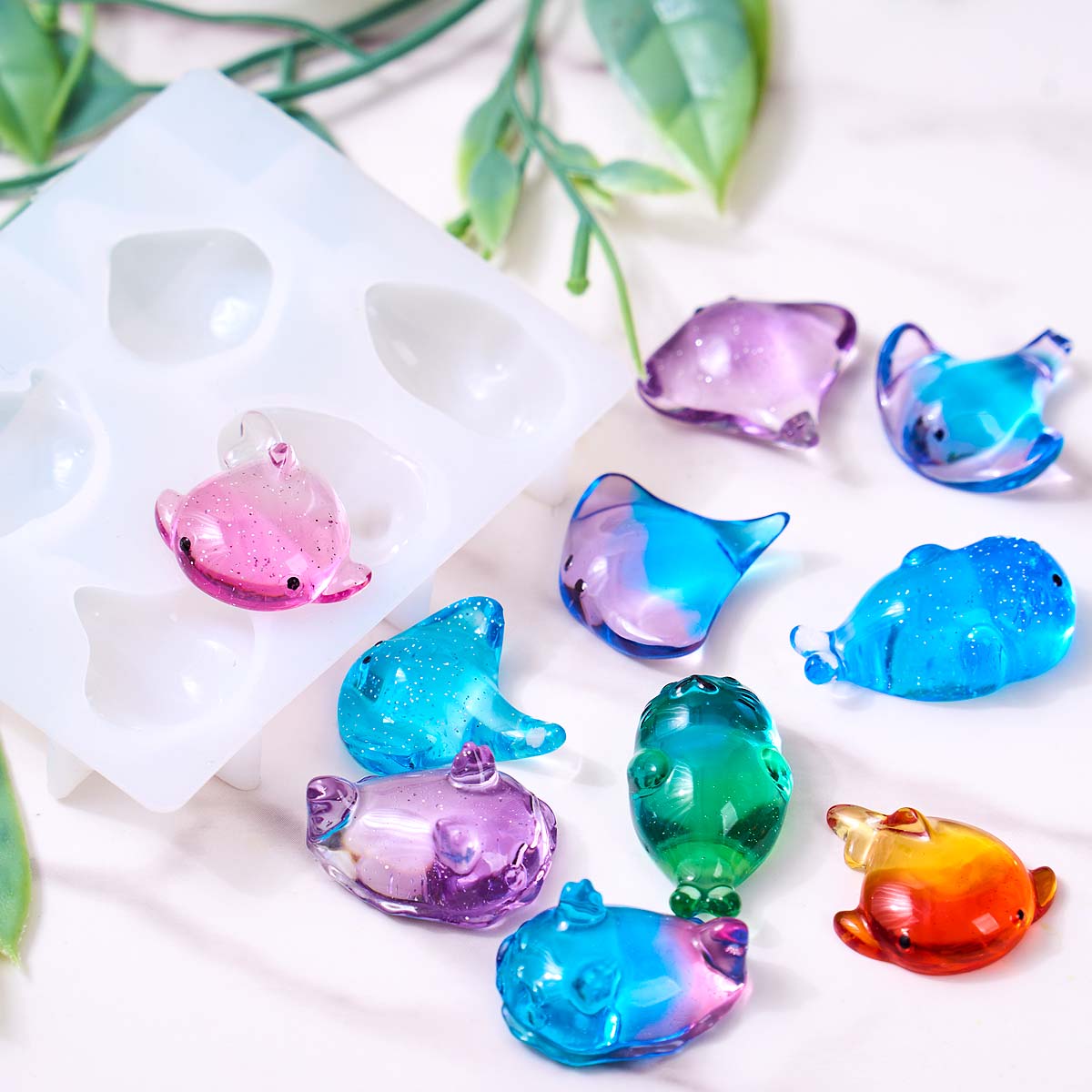 3D Healing Kawaii Manta Ray Wh - Candle Making Items review and price