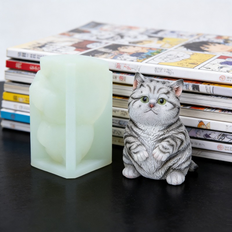 DIY Standing Fat Cat Silicone  - Candle Making Fat review and price
