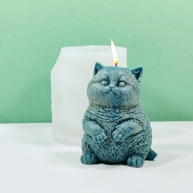 DIY Standing Fat Cat Silicone  - Candle Making Fat review and price