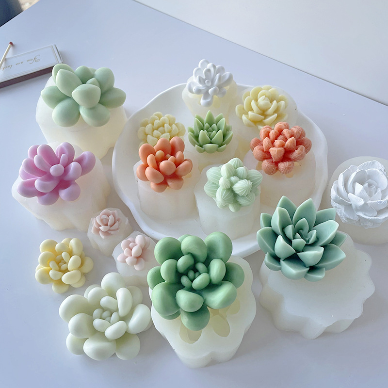 3D Candle Silicone Mold DIY Ar - Candle Making Pot review and price