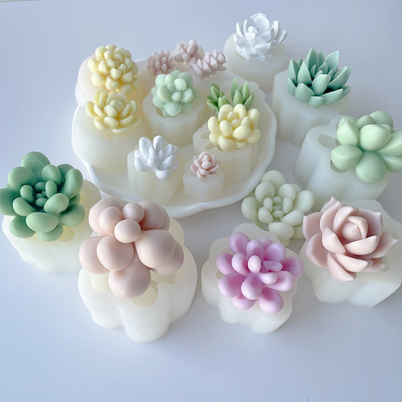 3D Candle Silicone Mold DIY Ar - Candle Making Pot review and price