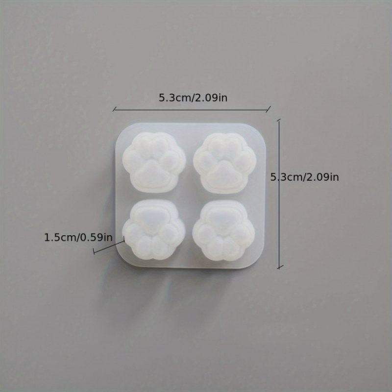 1Cat Paw Pattern Silicone Mold - Candle Making Items review and price