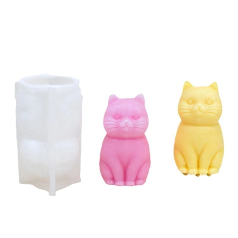 3D fat cat  Animal Silicone Ca - Candle Making Fat review and price