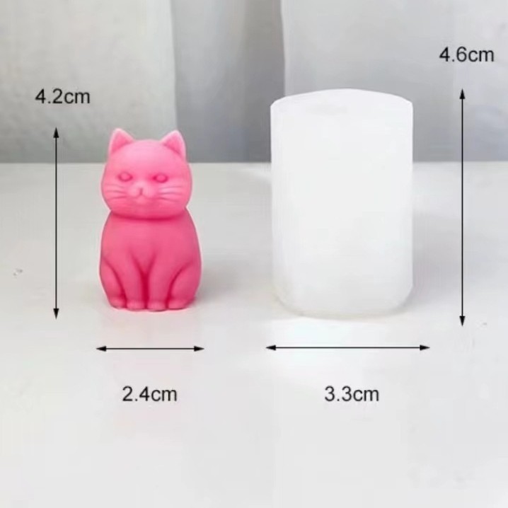 3D fat cat  Animal Silicone Ca - Candle Making Fat review and price