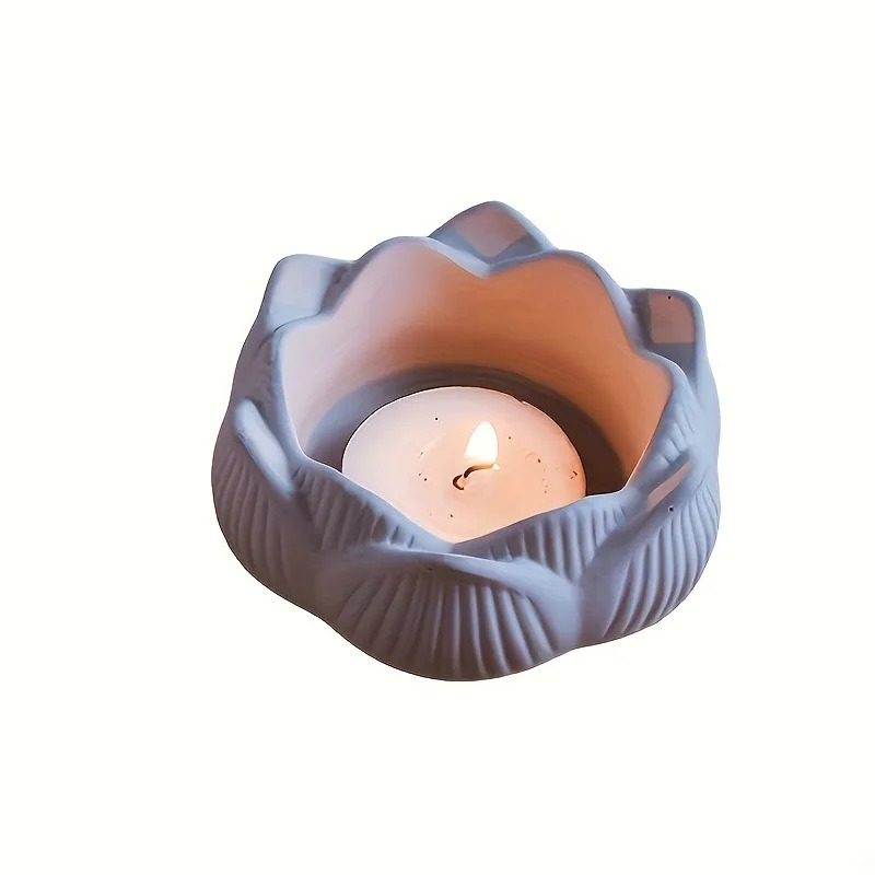 1pc DIY Lotus Flower Silicone  - Kraft Box Candle review and price
