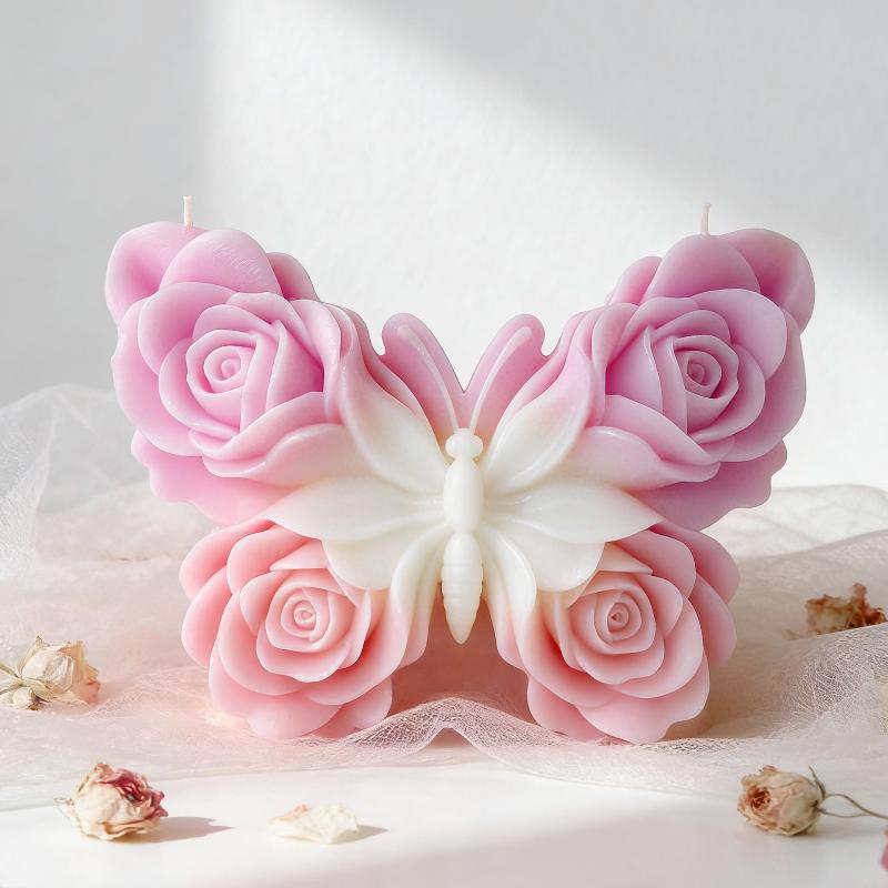 DIY Rose Butterfly Form Silico - Candle Making Items review and price