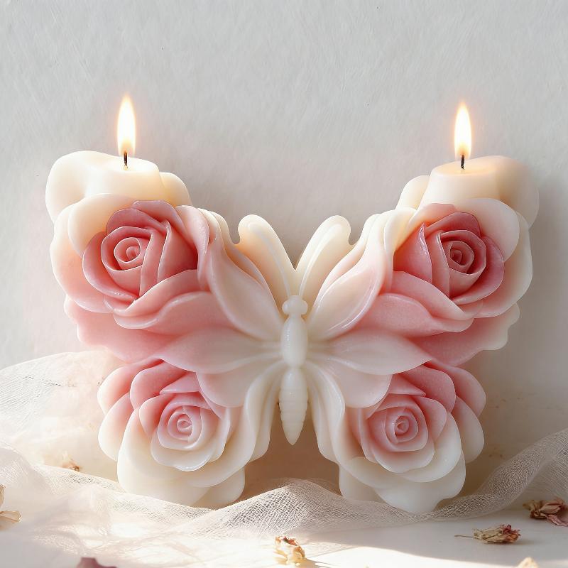 DIY Rose Butterfly Form Silico - Candle Making Items review and price