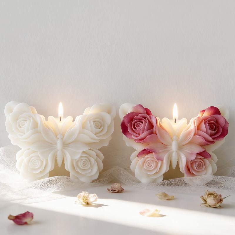 DIY Rose Butterfly Form Silico - Candle Making Items review and price