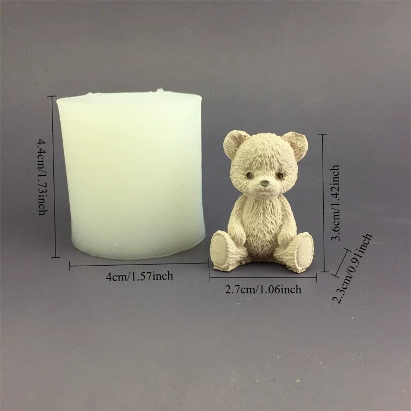 Cute Bear Honey Jar Silicone C - Candle Making Pot review and price
