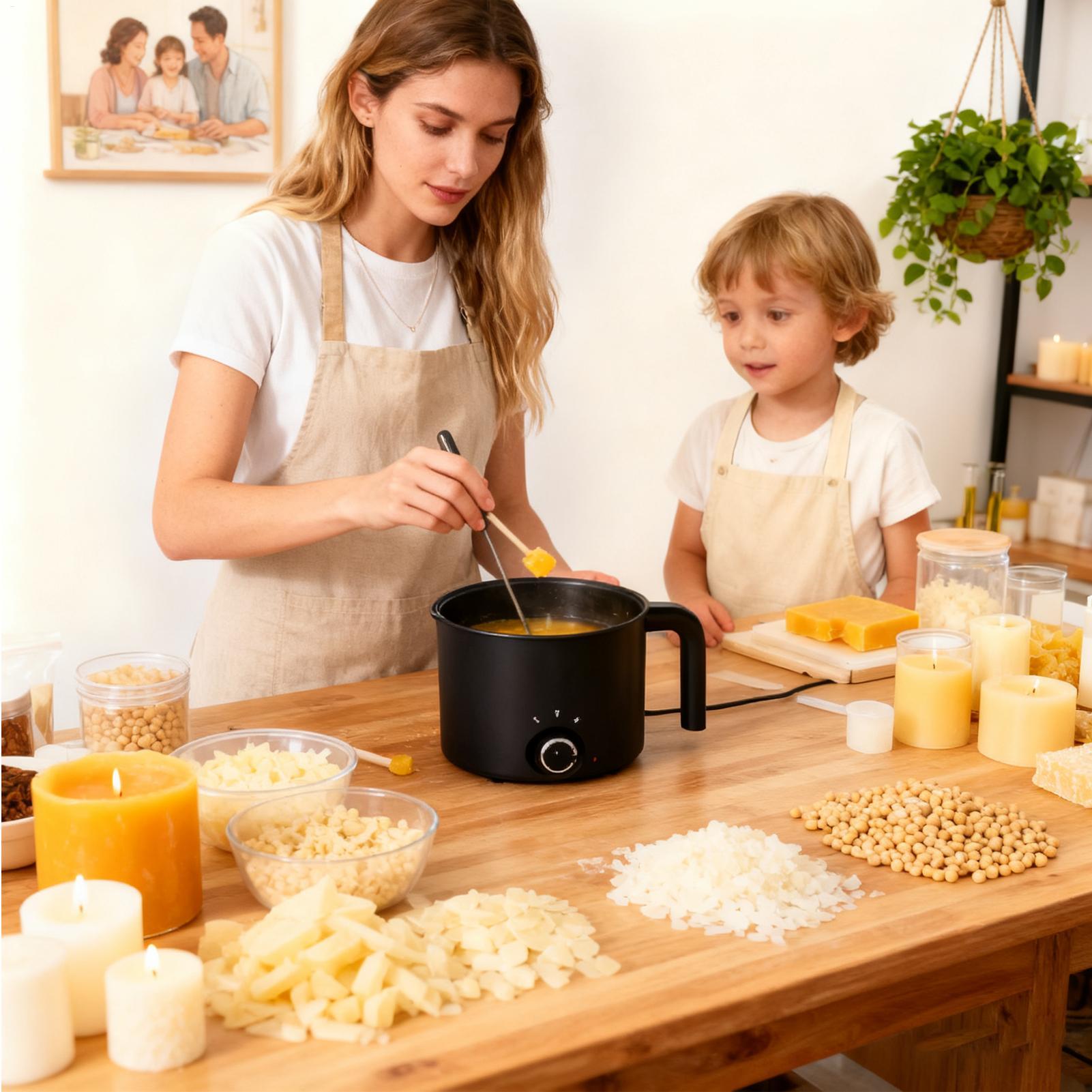 Candle Wax Melter 1.5L Electri - Candle Making Pot review and price